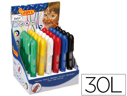 30 barras de maquillaje Jovi Twist make-up 6 colores surtidos